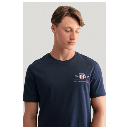 Gant Ανδρική κοντομάνικη μπλούζα Embroidered Archive Shield Tee